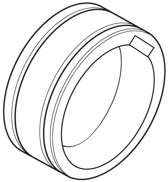 Weldclass WC-06188 Drive Roller D30x22xW10 (Keyed Centre) Flux-Core/Gasless Knurled 0.8/0.9 Suit FURY MPST, 205MST