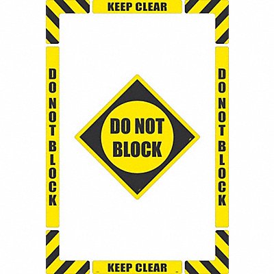 SLIP-GARD WFK06 Floor Sign Floor Marking Keep Clear