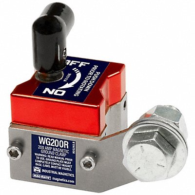 MAG-MATE WG200R Magnetic Welding Ground 6 AWG Steel