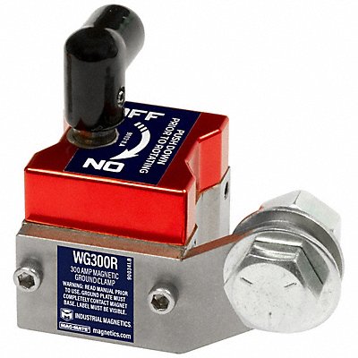 MAG-MATE WG300R Magnetic Welding Ground 4 AWG Steel