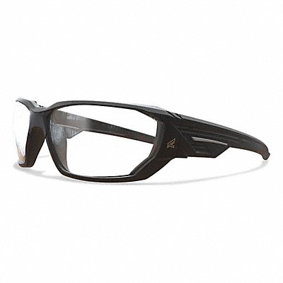 EDGE EYEWEAR XD411VS Safety Glasses Clear Lens Black Frame M