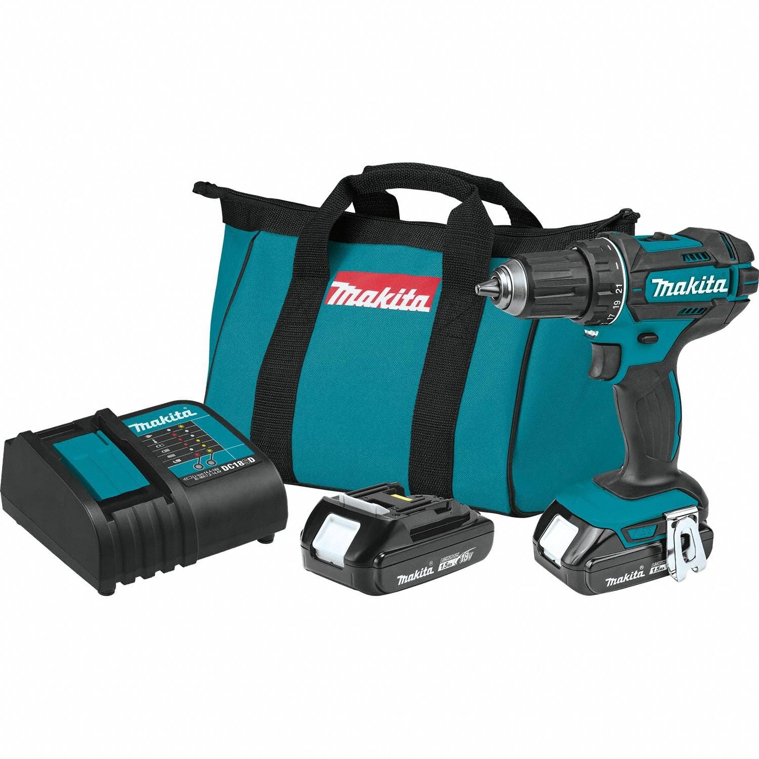 MAKITA XFD10SY Compact 1/2 Driver-Drill Kit (1.5Ah)