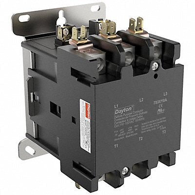 DAYTON 783XY0 Definite Purpose Magnetic Contactor 120VAC 3P 75A
