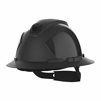 HEXARMOR 1622007 Hard Hat Full Brim Ratchet Black 0.92 lb