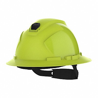HEXARMOR 1622010 Hard Hat Full Brim Ratchet Hi Vis Yellow