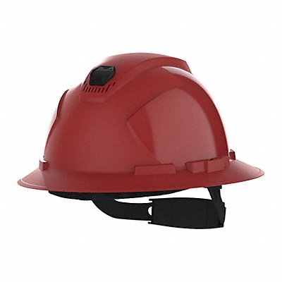 HEXARMOR 1622008 Hard Hat Full Brim Ratchet Red 0.92 lb