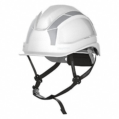 HEXARMOR 1615001S Safety Helmet HDPE White 6-3/8 to 8 Size