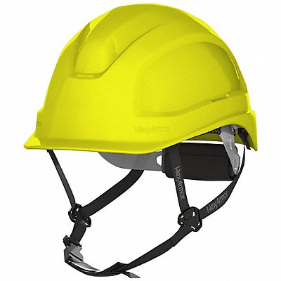 HEXARMOR 1615010 Safety Helmet Class E Yellow 6-3/8 to 8