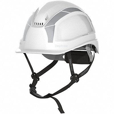 HEXARMOR 1614001S Safety Helmet HDPE White 6-3/8 to 8 Size