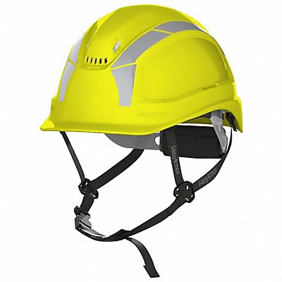 HEXARMOR 1614010S Safety Helmet HDPE Hi-Vis Yellow