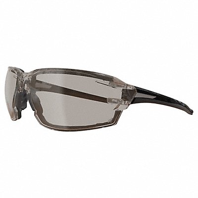 EDGE EYEWEAR XV411ARAFG Safety Glasses Clear Lens Black Frame M