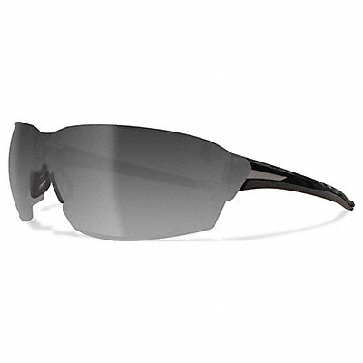 EDGE EYEWEAR XV417 Safety Glasses Silver Lens Black Frame M