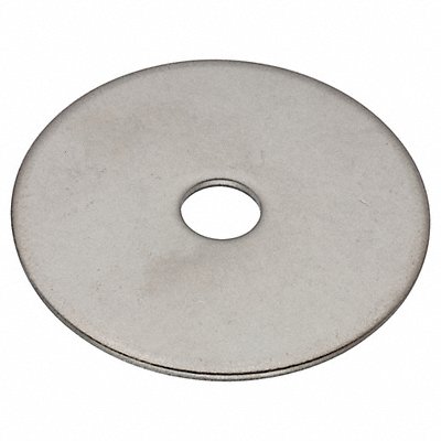 GRAINGER Z0462316 Fender Washer 316 SS 1/4 1.5x.073in 25PK