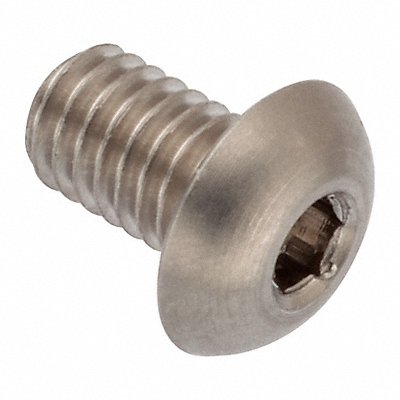 GRAINGER ZBC174UNF Button Head Socket Cap Screw