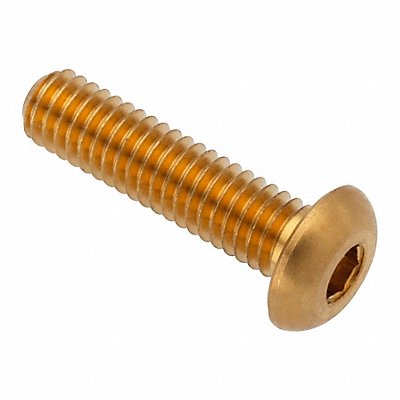 GRAINGER ZBC4X16BR Button Head Socket Cap Screw