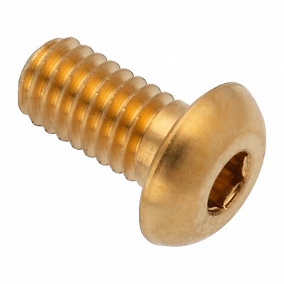 GRAINGER ZBC4X8BR Button Head Socket Cap Screw