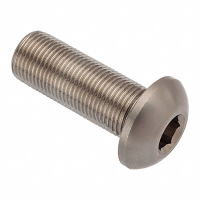 GRAINGER ZBC587UNEF Button Head Socket Cap Screw
