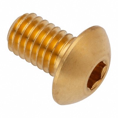 GRAINGER ZBC5X8BR Button Head Socket Cap Screw