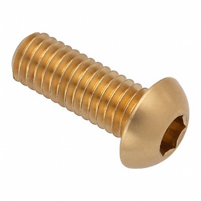 GRAINGER ZBC6X16BR Button Head Socket Cap Screw
