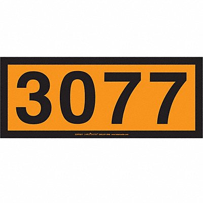 LABELMASTER ZOPP3077 DOT Container Placard Message 3077 PK25