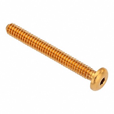 GRAINGER ZSB55010F28 Button Head Socket Screw
