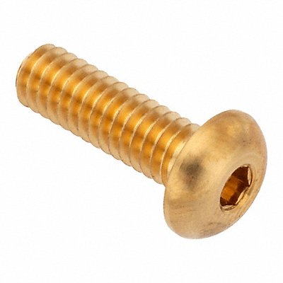 GRAINGER ZSB55012F12 Button Head Socket Screw