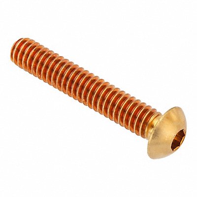 GRAINGER ZSB55014C24 Button Head Socket Screw