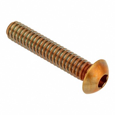 GRAINGER ZSB55038F20 Button Head Socket Screw