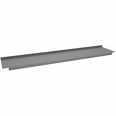 TENNSCO S72 Lower Shelf 72 W x 14 D x 1 in H Grey