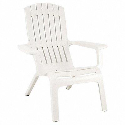 GROSFILLEX US444004 Westport Adirondack Chair in White