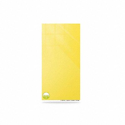 GHENT HMYSN46YW Dry Erase Board Non-Magnetic Glass 72 W