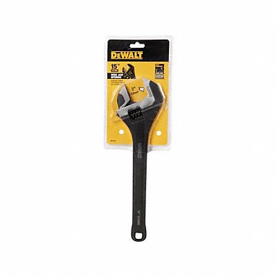 DEWALT DWHT80270 Adjustable Wrench All-Steel 15 Inch