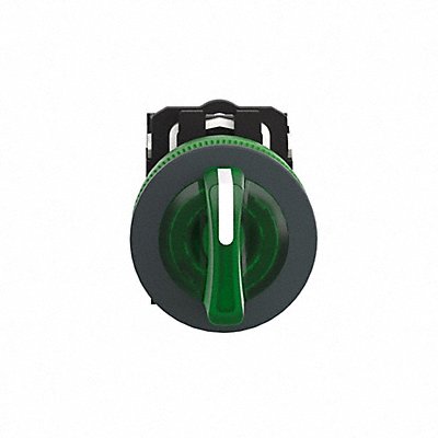 SCHNEIDER ELECTRIC XB5FK133M5 Selector Switch Illuminated 3Pos 30mm Green
