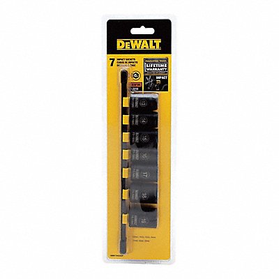 DEWALT DWMT74453OSP Impact Sockets Metric 7 pcs