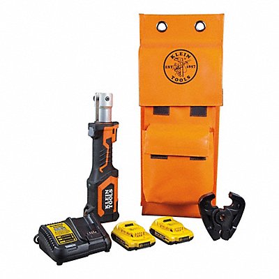 KLEIN TOOLS BAT207T2 Cordless Crimper D3 Groove Jaw 2Ah
