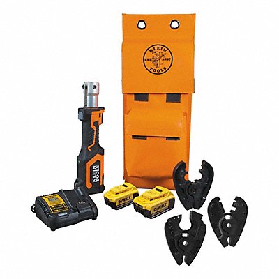 KLEIN TOOLS BAT207T4H Battery-Op Cutter/Crimper 4 Ah