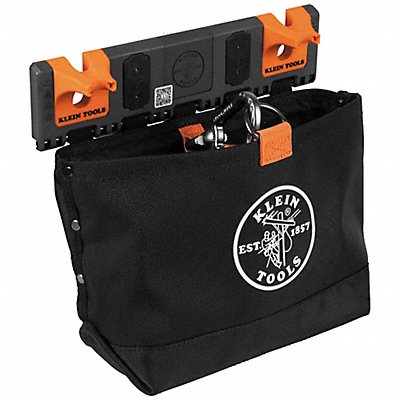 KLEIN TOOLS BC510S HardwarePouch Blk/Gry/Org Plastic 1PK