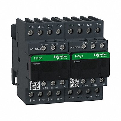SCHNEIDER ELECTRIC LC2DT40G7 Reversing Contactor 120V Coil 40A Iec