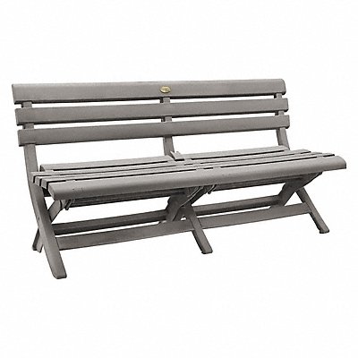 GROSFILLEX US449766 Westport Bench in Barn Grey