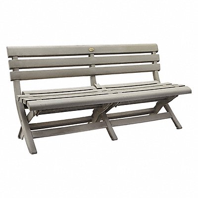 GROSFILLEX US449181 Westport Bench in French Taupe