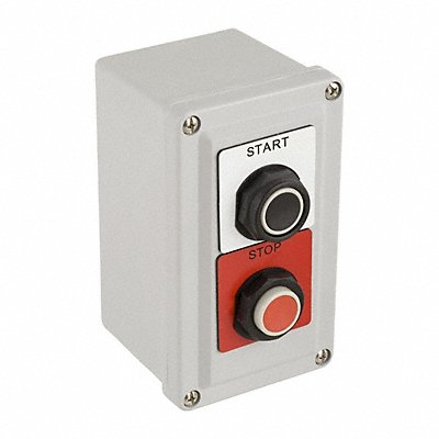SCHNEIDER ELECTRIC 9001SKY201 Control Station Dead-End 2 Buttons Blk/Red