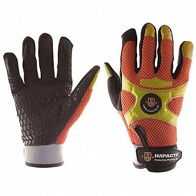 IMPACTO BGHigh Visibility Mechanics Gloves S/7 10 PR