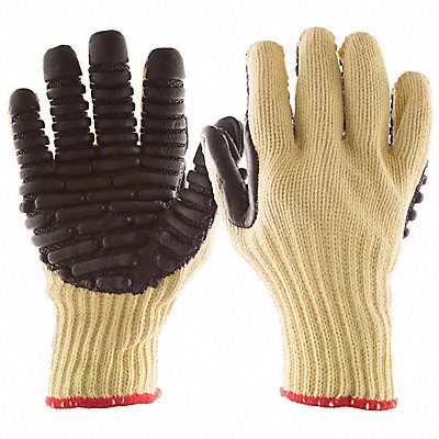 IMPACTO 4740 Anti Vibration Gloves M Black/Yellow PR