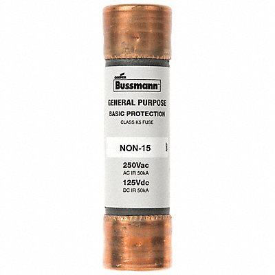 BUSSMANN NON15 Fuse Class K5 15A NON Series