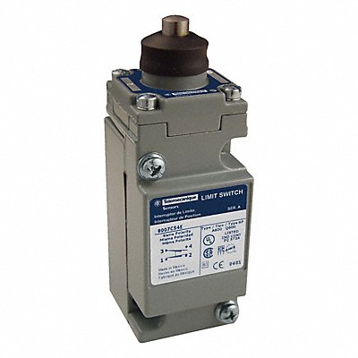 TELEMECANIQUE SENSORS 9007C62E Plug In Limit Switch Plunger 2NO/2NC