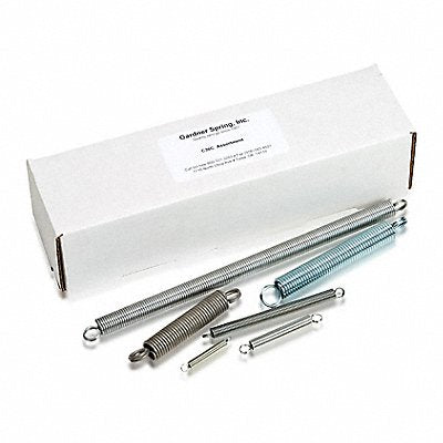 GRAINGER 3HPU3 Spring Assort Dbl Loop Ext Stl 25 Pieces