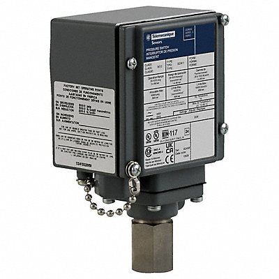 TELEMECANIQUE SENSORS 9012GCW1G18 PressureSwtch 20-1 000psi Piston 1NO/1NC