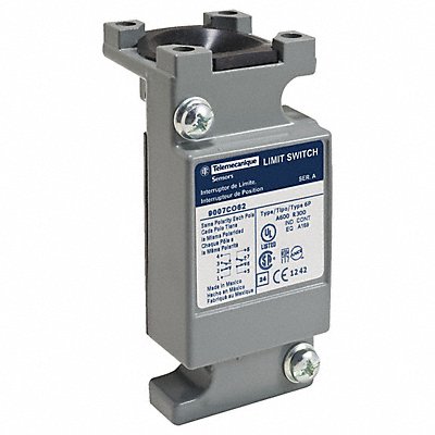 TELEMECANIQUE SENSORS 9007CO62 LimitSwitchBody Plug-In Zinc 2NO/2NC