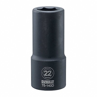 DEWALT DWMT75140OSP Deep Impact Socket 3/4 IN DR 22MM