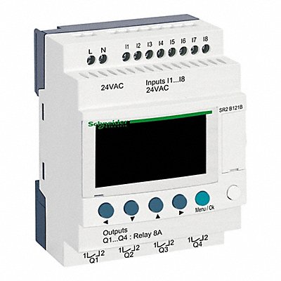 SCHNEIDER ELECTRIC SR2B121B Logic Relay 24VAC With Display